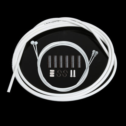 Universal Bicycle Brake Cable Tube Set(White) - Bicycle Brake Parts by buy2fix | Online Shopping UK | buy2fix