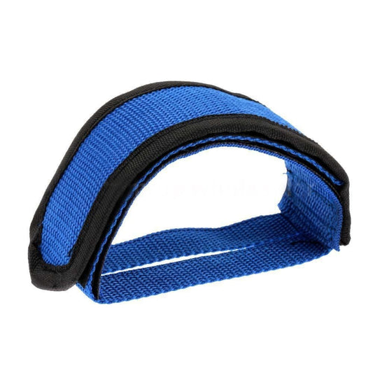 2 PCS Bicycle Pedals Bands Feet Set With Anti-slip Straps Beam Foot(Blue) - Pedals by buy2fix | Online Shopping UK | buy2fix