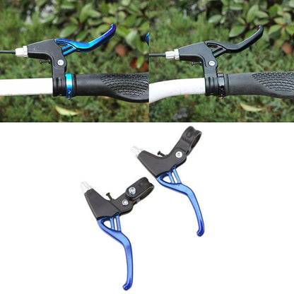 Mountain Bike Lightweight ALLOY Brake handle (Blue) - Bicycle Grips by buy2fix | Online Shopping UK | buy2fix