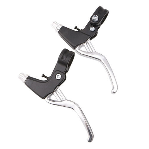 Mountain Bike Lightweight ALLOY Brake handle (Silver) - Bicycle Grips by buy2fix | Online Shopping UK | buy2fix