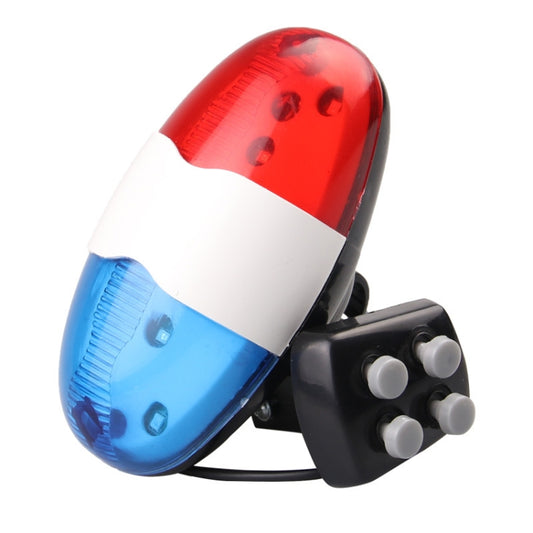 Bicycle 4 Tone Electronic Horn Mountain Bike LED Tail Light Bicycle Multifunction Horn by buy2fix