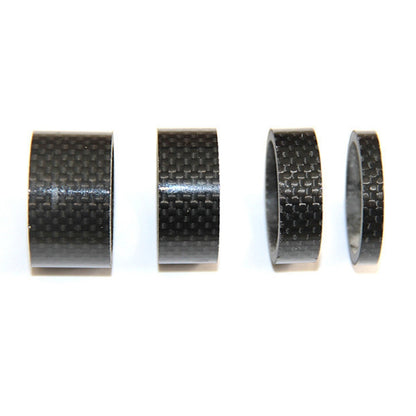 Bicycle Front Fork Headset Carbon Fiber Gasket Stem Wrist Backing Ring 3K Carbon Fiber 5 / 10 / 15 / 20mm by buy2fix