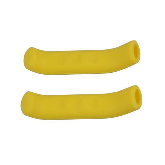 1Pair Universal Type Bicycle Brake Silicone Protection Covers(Yellow) - Bicycle Grips by buy2fix | Online Shopping UK | buy2fix