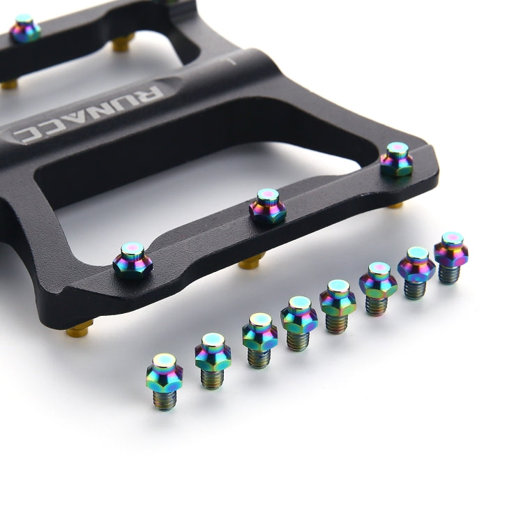 8 PCS / Set Titanium Alloy Bicycle Pedal Anti-slip Screw M4(Colour) by buy2fix