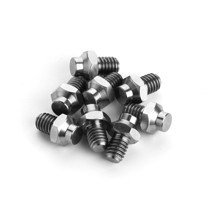 8 PCS/Set Titanium Alloy Bicycle Pedal Anti-slip Screw M4(Titanium Color) by buy2fix