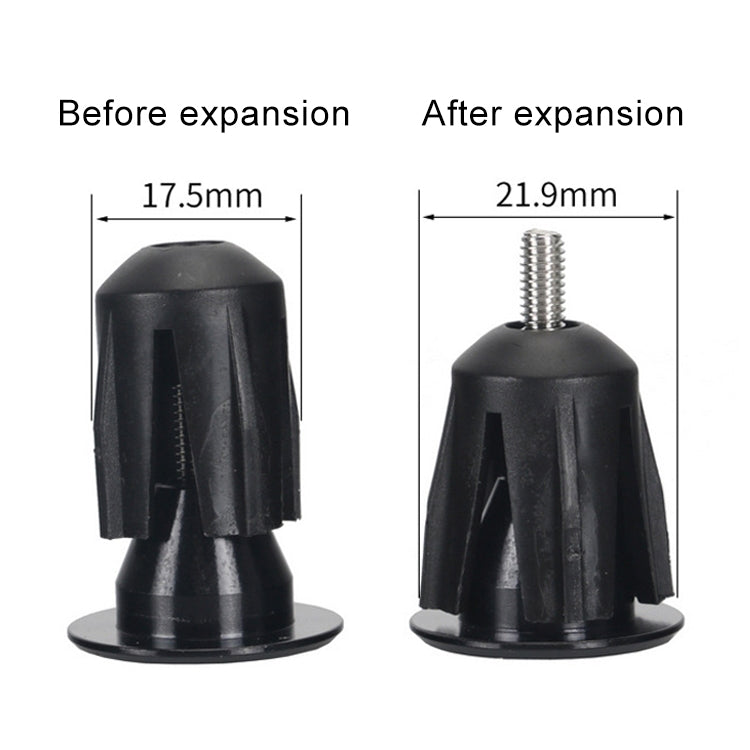 TOSEEK 1 Pair Mountain Bike Handlebar Grips Caps End Plug Aluminum Alloy Bicycle  Bar Ends Plug (Purple) - Bicycle Grips by TOSEEK | Online Shopping UK | buy2fix