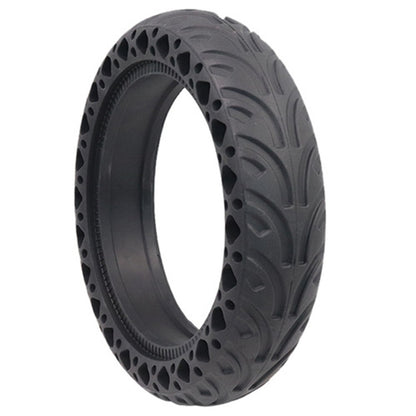 8.5 inch Electric Scooter Wear-resistant Shock-absorbing Decorative Pattern Tire Honeycomb Solid Tire, Suitable for Xiaomi Mijia M365(Black) - Accessories & Parts by buy2fix | Online Shopping UK | buy2fix