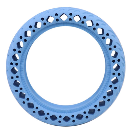 8.5 inch Electric Scooter Wear-resistant Shock-absorbing Decorative Pattern Tire Honeycomb Solid Tire, Suitable for Xiaomi Mijia M365(Blue) - Accessories & Parts by buy2fix | Online Shopping UK | buy2fix