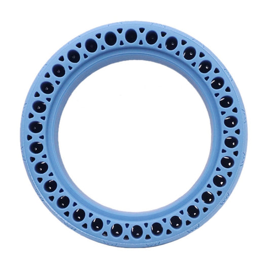 8.5 inch Electric Scooter Wear-resistant Shock-absorbing Decorative Pattern Tire Honeycomb Solid Tire, Suitable for Xiaomi Mijia M365(Blue) - Accessories & Parts by buy2fix | Online Shopping UK | buy2fix