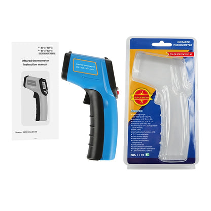 GM333A Portable Digital Laser Point Infrared Thermometer, Temperature Range: -50-400 Celsius Degree - Thermostat & Thermometer by buy2fix | Online Shopping UK | buy2fix