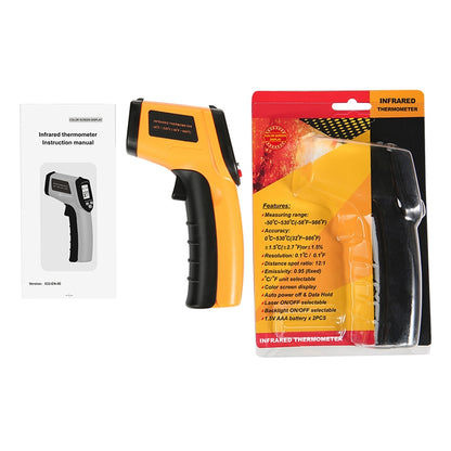 GM533 Portable Digital Laser Point Infrared Thermometer, Temperature Range: -50-530 Celsius Degree - Thermostat & Thermometer by buy2fix | Online Shopping UK | buy2fix
