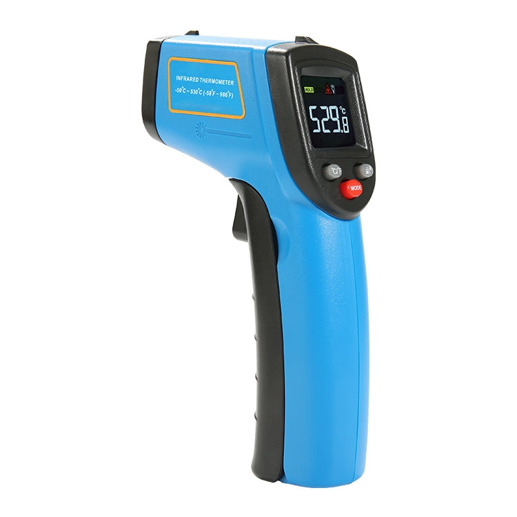 GM533A Portable Digital Laser Point Infrared Thermometer, Temperature Range: -50-530 Celsius Degree - Thermostat & Thermometer by buy2fix | Online Shopping UK | buy2fix