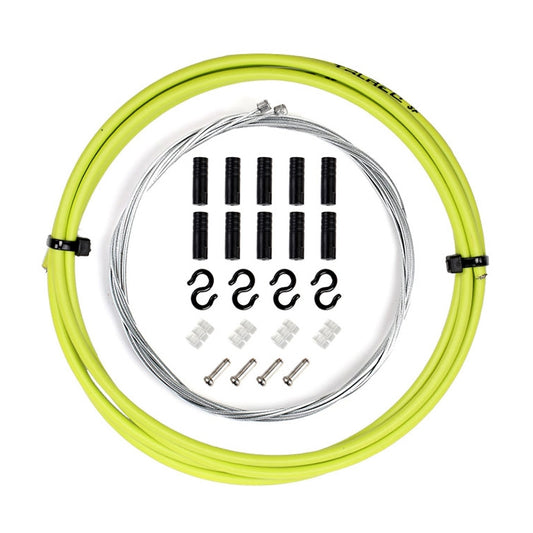 7 in 1 Universal PVC Bicycle Variable Speed Cable Tube Set(Green) - Bicycle Brake Parts by buy2fix | Online Shopping UK | buy2fix