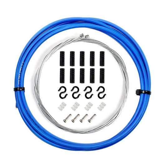 7 in 1 Universal PVC Bicycle Variable Speed Cable Tube Set(Blue) - Bicycle Brake Parts by buy2fix | Online Shopping UK | buy2fix