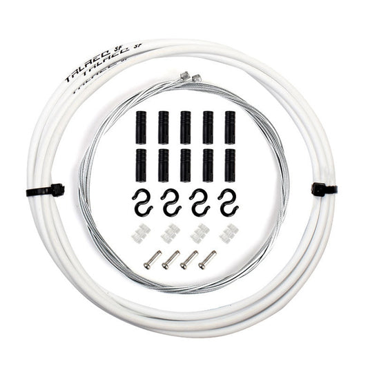 7 in 1 Universal PVC Bicycle Variable Speed Cable Tube Set(White) - Bicycle Brake Parts by buy2fix | Online Shopping UK | buy2fix