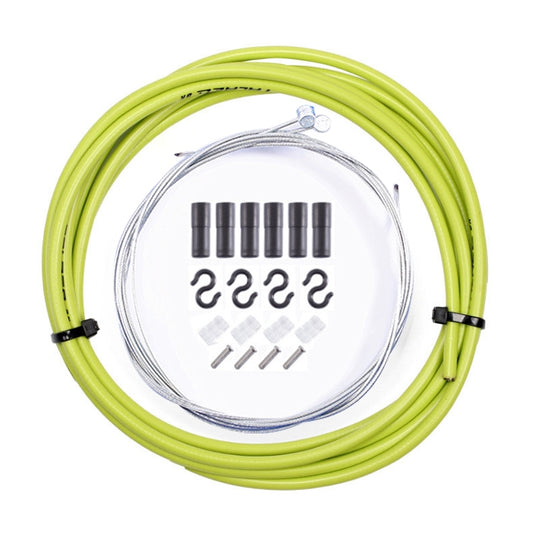 7 in 1 Cylindrical Head PVC Brake Cable Tube Set for Mountain Bike (Green) - Bicycle Brake Parts by buy2fix | Online Shopping UK | buy2fix