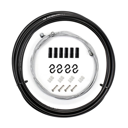 7 in 1 Mushroom Head PVC Brake Cable Tube Set for Road Bike (Black) - Bicycle Brake Parts by buy2fix | Online Shopping UK | buy2fix