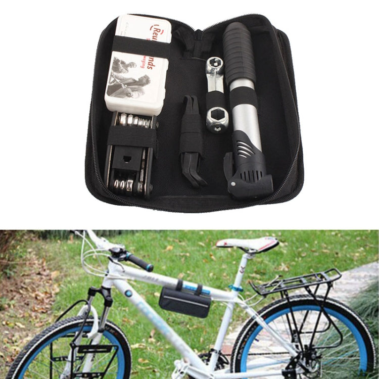 Bicycle Repair Tools Bike Tire Kit Bicycle Pump Puncture Repair Tool Bag by buy2fix