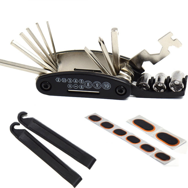 Bicycle Repair Tools Bike Tire Kit Bicycle Pump Puncture Repair Tool Bag by buy2fix