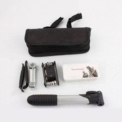 Bicycle Repair Tools Bike Tire Kit Bicycle Pump Puncture Repair Tool Bag by buy2fix