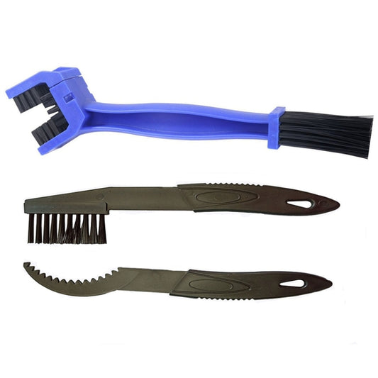 2 Set Bicycle Chain Cleaning Brush Flywheel Cleaning Tools Crankset Brush Cleaning Chain Wheel Set Brush (Blue) - Maintenance tools by buy2fix | Online Shopping UK | buy2fix
