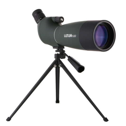 LUXUN 25-75x70 Outdoor High-definition Night Vision Bird Watching Astronomical Telescope(Dark Green) by buy2fix