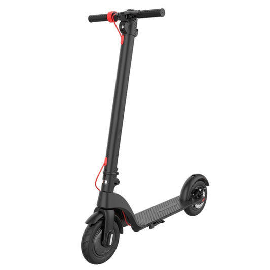 X7 Outdoor Waterproof Foldable Off-road Scooter with 8.5 inch Vacuum Tires & LCD Display& LED Lights & 6.4AH Lithium Battery, Load-bearing: 20-100kg (Black) - Electric Scooters by buy2fix | Online Shopping UK | buy2fix