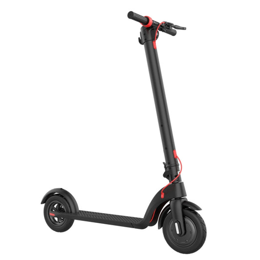 X7 Outdoor Waterproof Foldable Off-road Scooter with 8.5 inch Vacuum Tires & LCD Display& LED Lights & 6.4AH Lithium Battery, Load-bearing: 20-100kg (Black) - Electric Scooters by buy2fix | Online Shopping UK | buy2fix