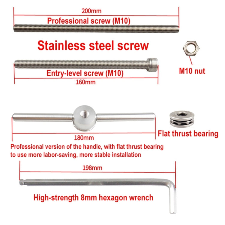 BIKERSAY BT040S2 Bicycle Press-in Type Axis Bracket Static Installation Removal Tool Set, Professional Edition - Maintenance tools by BIKERSAY | Online Shopping UK | buy2fix