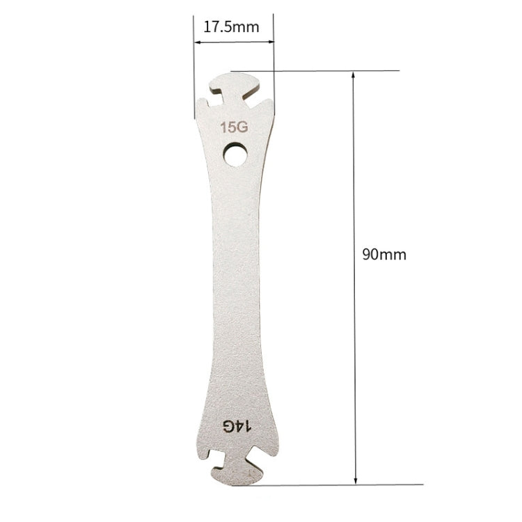 BIKERSAY BT025S Stainless Steel Bicycle Spoke Wrench by BIKERSAY
