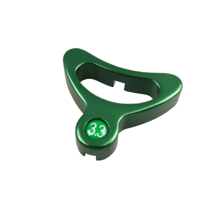 BIKERSAY BK033 Bicycle Spoke Wrench Repair Tool Aluminum Alloy Wheel Spoke Nipple Adjustment Spanner(Green) by BIKERSAY