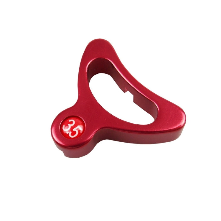 BIKERSAY BK033 Bicycle Spoke Wrench Repair Tool Aluminum Alloy Wheel Spoke Nipple Adjustment Spanner(Red) by BIKERSAY