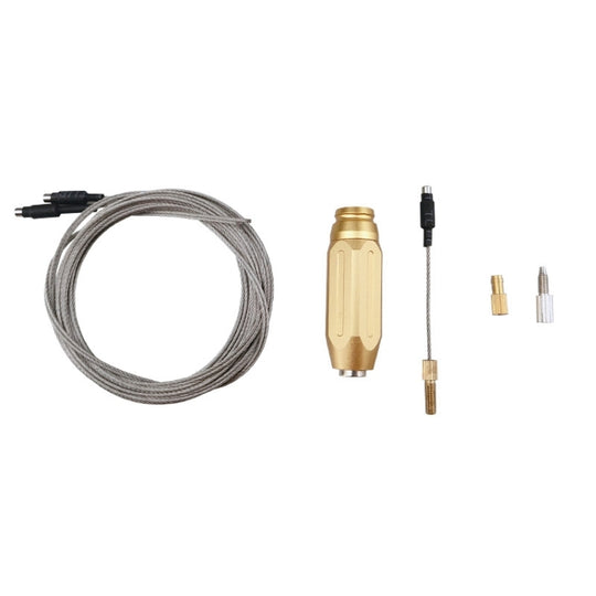 BIKERSAY BT054 Bicycle Inner Wire Routing Tool Aluminum Alloy Bike Wire Shifter Magnet Lead Wire Threader (Gold)