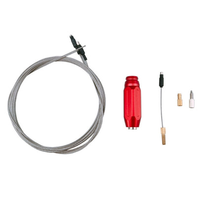 BIKERSAY BT054 Bicycle Inner Wire Routing Tool Aluminum Alloy Bike Wire Shifter Magnet Lead Wire Threader (Red) by buy2fix