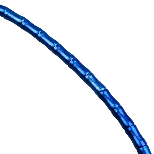 Bikersay Fahrrad Fischgrätenkabel mit variabler Geschwindigkeit, Aluminiumlegierung, Bambus, Verbindungsleitung, Rohre (blau)