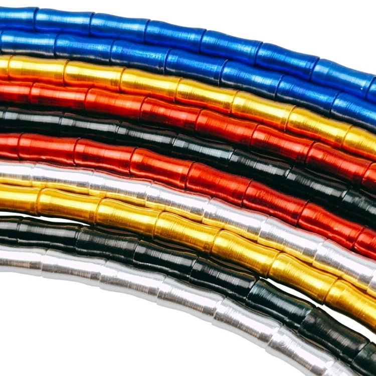 BIKERSAY Bicycle Fishbone Variable Speed Cable Tube Set Aluminum Alloy Bamboo Joint Line Pipes(Purple) by BIKERSAY