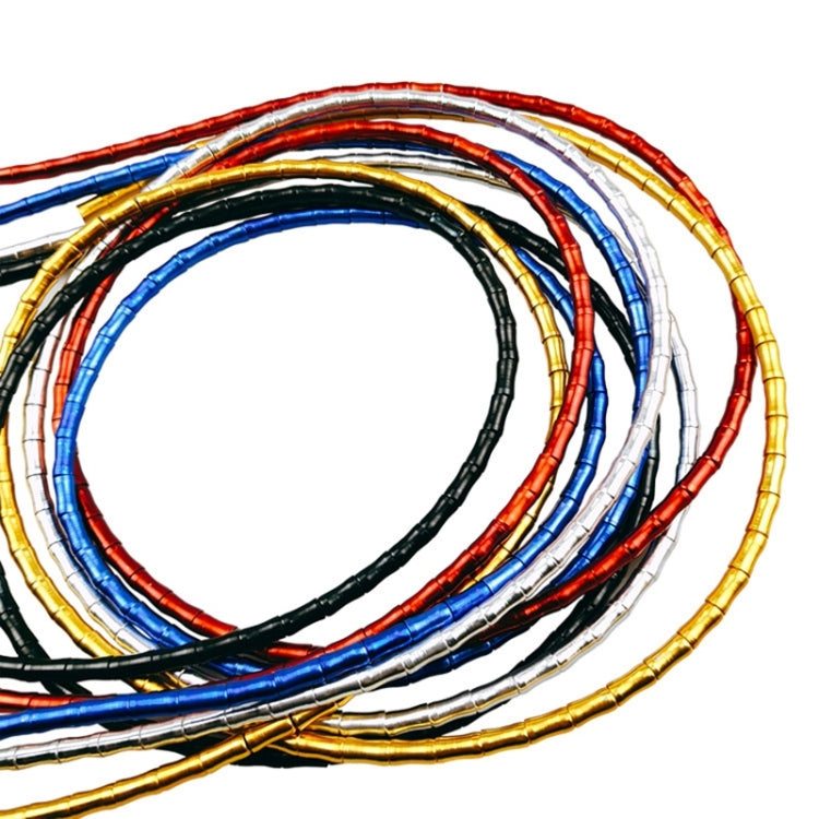 BIKERSAY Bicycle Fishbone Variable Speed Cable Tube Set Aluminum Alloy Bamboo Joint Line Pipes(Gold) by BIKERSAY