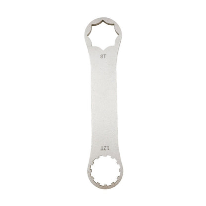 BIKERSAY BT050A Multifunctional Stainless Steel Bicycle Fork Wrench Double Head Spanner by BIKERSAY