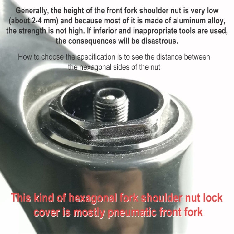 BIKERSAY BT050A Multifunctional Stainless Steel Bicycle Fork Wrench Double Head Spanner by BIKERSAY