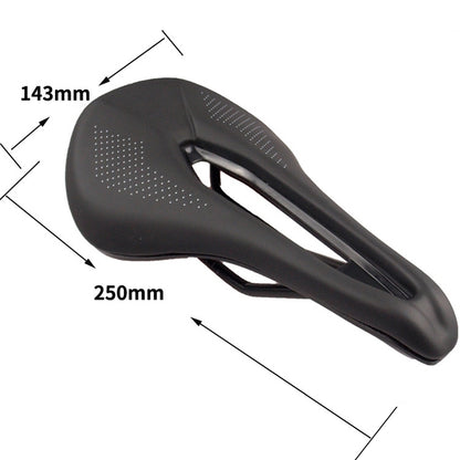 BIKERSAY SZ001 Bicycle PU Leather Saddle Seat (Black) by BIKERSAY