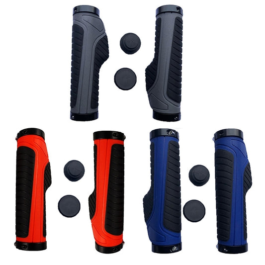 2 PCS BIKERSAY HG001 Bike Anti-slip Handlebar Cover (Red) - Bicycle Grips by BIKERSAY | Online Shopping UK | buy2fix