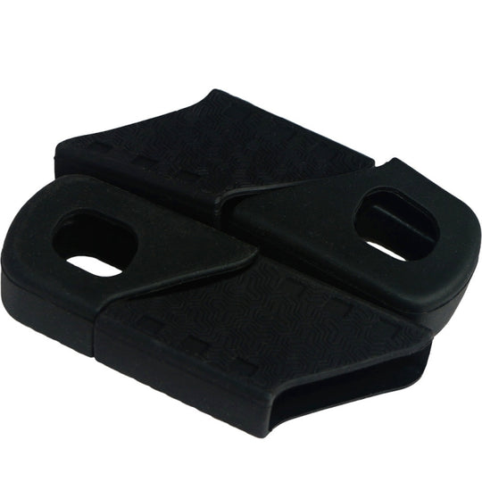 BIKERSAY CP001 Housse de manivelle de vélo Manchon de bras en silicone (Noir)