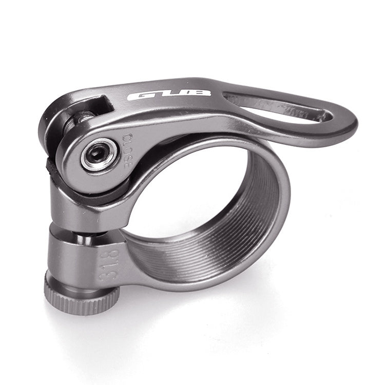 GUB CX-18 31.8mm Aluminum Ultralight Bicycle Seat Post Clamp(Titanium Color) by GUB
