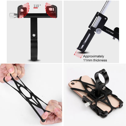 GUB P10 Aluminum Bike Phone Holder(Red) - Holders by GUB | Online Shopping UK | buy2fix