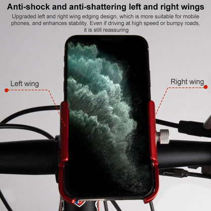 GUB P30 Aluminum Bike Phone Holder(Titanium Color) - Holders by GUB | Online Shopping UK | buy2fix