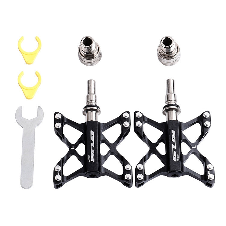 GUB QR-009 Aluminum Alloy MTB Non-slip Bicycle Pedals - Pedals by GUB | Online Shopping UK | buy2fix