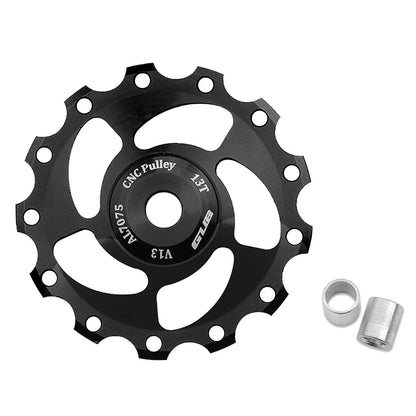 GUB V13 13T Bicycle Rear Derailleur Jockey Wheel (Black) by GUB