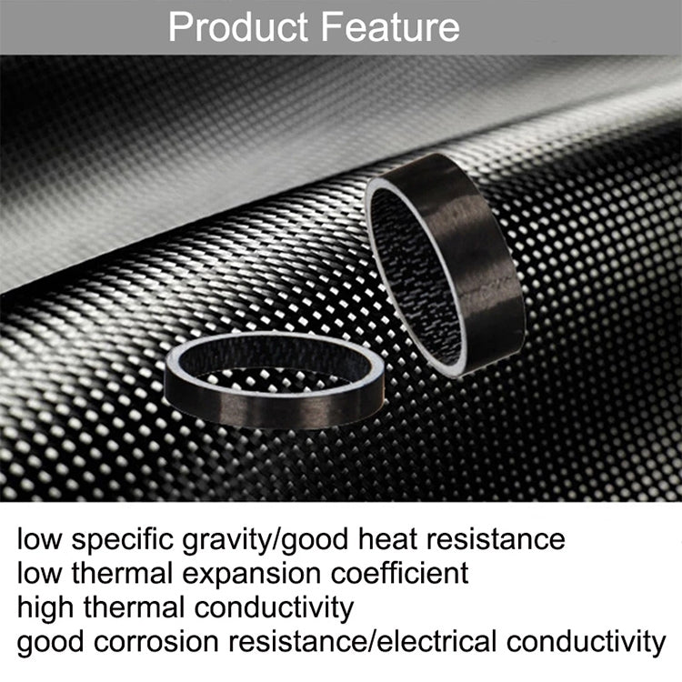 5 PCS GUB TC-004 Carbon Bicycle Spacer Set by GUB