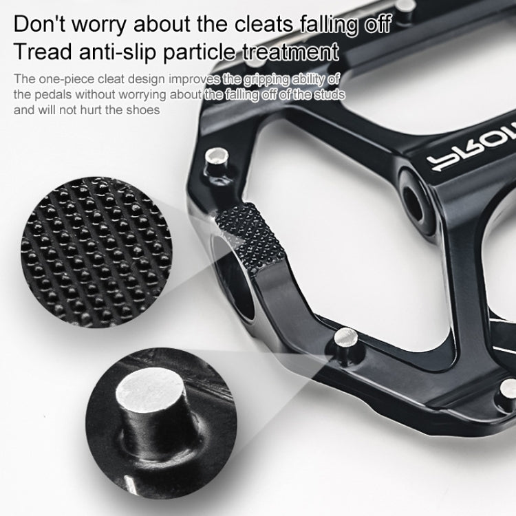 PROMEND PD-M28 1 Pair Bicycle Aluminum Alloy DU Bearings Pedals - Pedals by PROMEND | Online Shopping UK | buy2fix