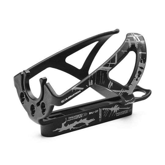 PROMEND SHJ-25217 Bicycle Water Bottle Holder Built-in Tire Levers (Black Grey)